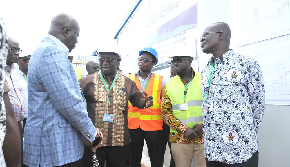 Otumfuo Inspects Projects on KNUST Campus