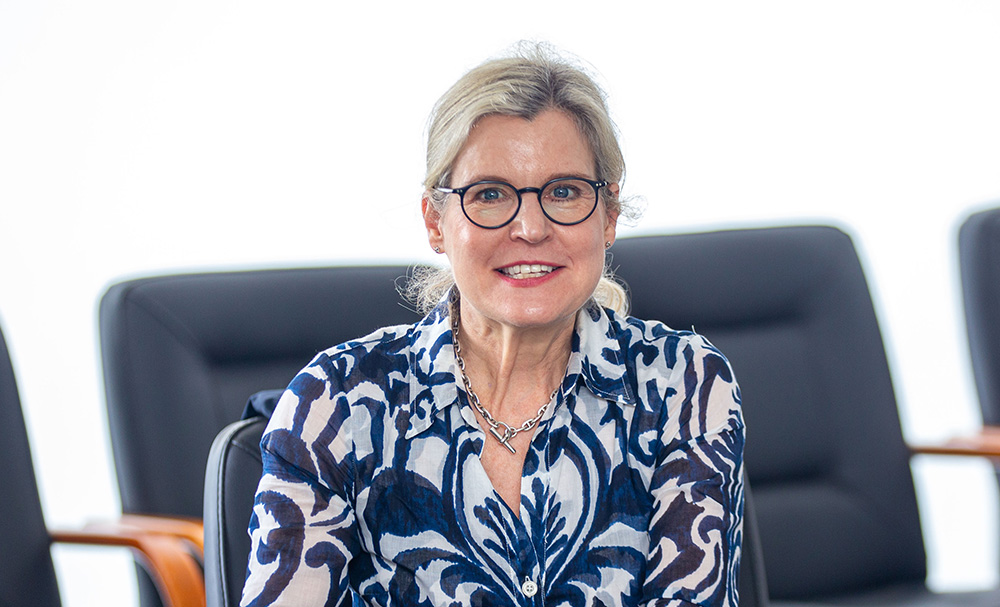 Professor Juliane Winkelmann, Executive Vice President for International Alliances and Alumni at TUM
