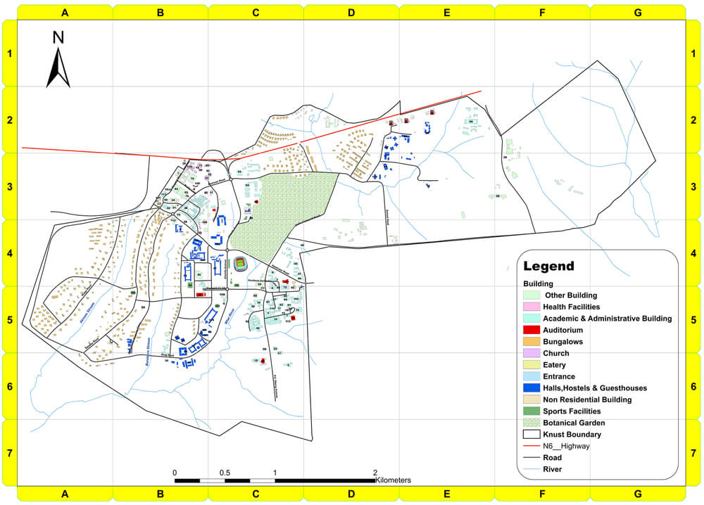 KNUST Map