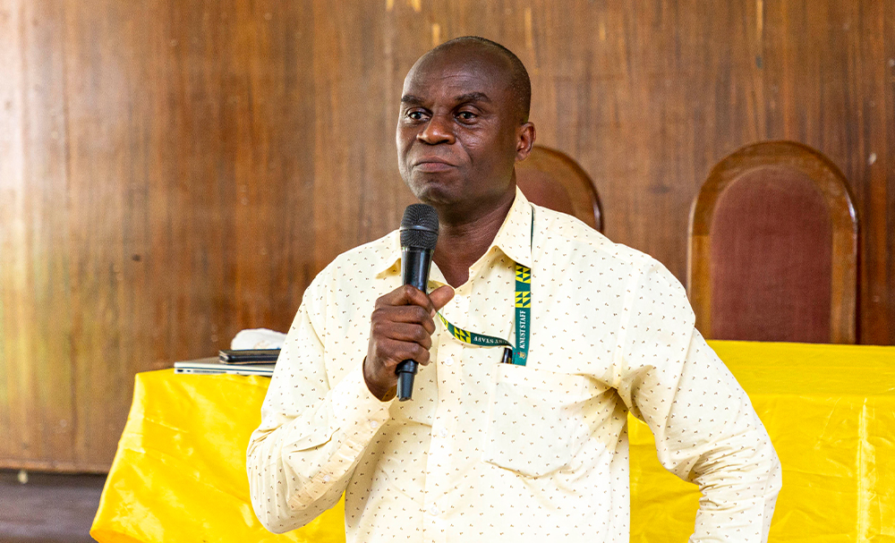 Head of KNUST Security Services, Lt. Col. Richard Cobba-Eshun