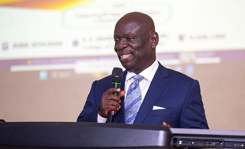 Former Managing Director of the Electricity Company of Ghana, Surveyor Ing. Robert Dwamena