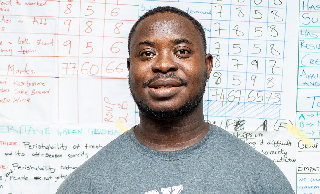 Facilitator at Ohawu Agricultural College, Mr. Bernard Onimah