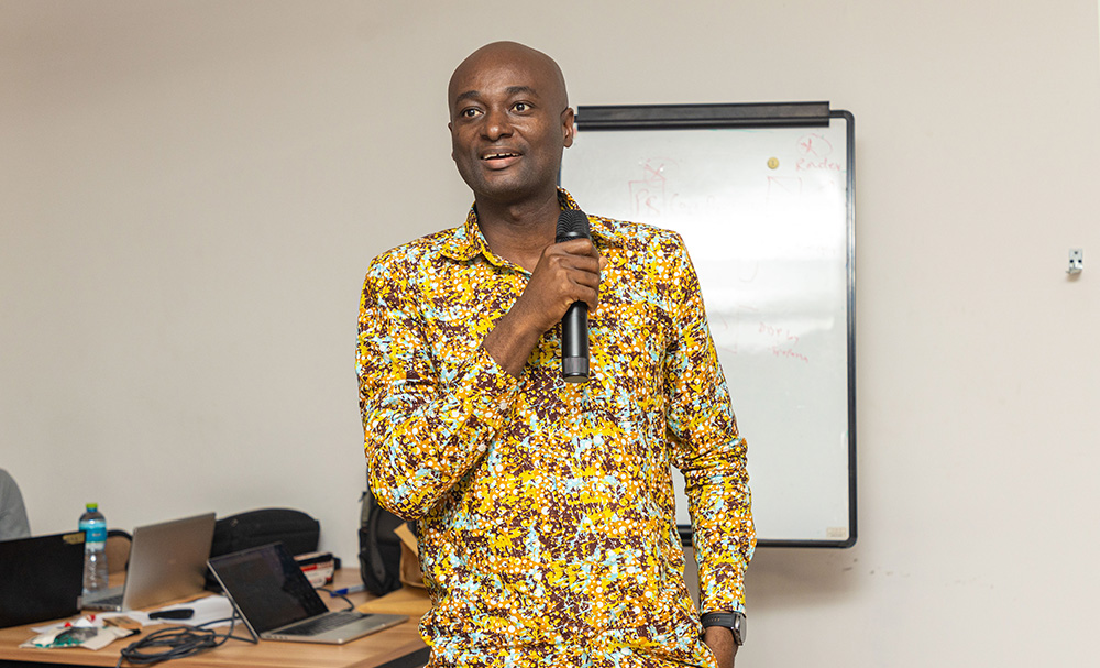Director of the University's Information Technology Services (UITS), Mr. Emmanuel Nii Okaidza Afful,