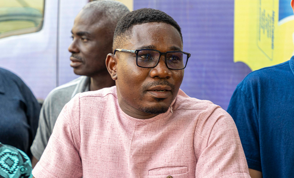 Sales and Marketing Manager of Sunda International, Mr. Thomas Ameah Junior