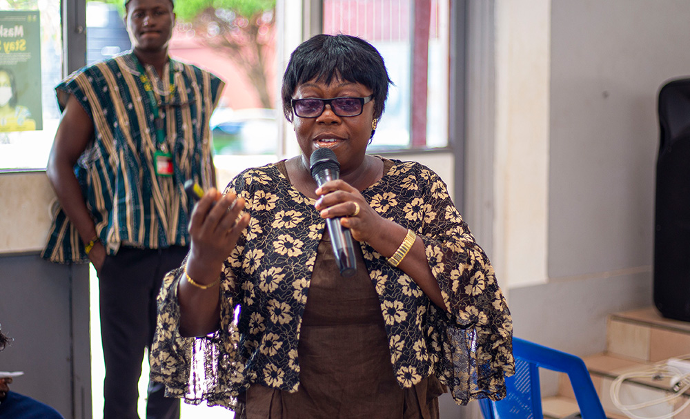 Deputy Head, Security Services, Ms. Millicent Owusu Nyarko