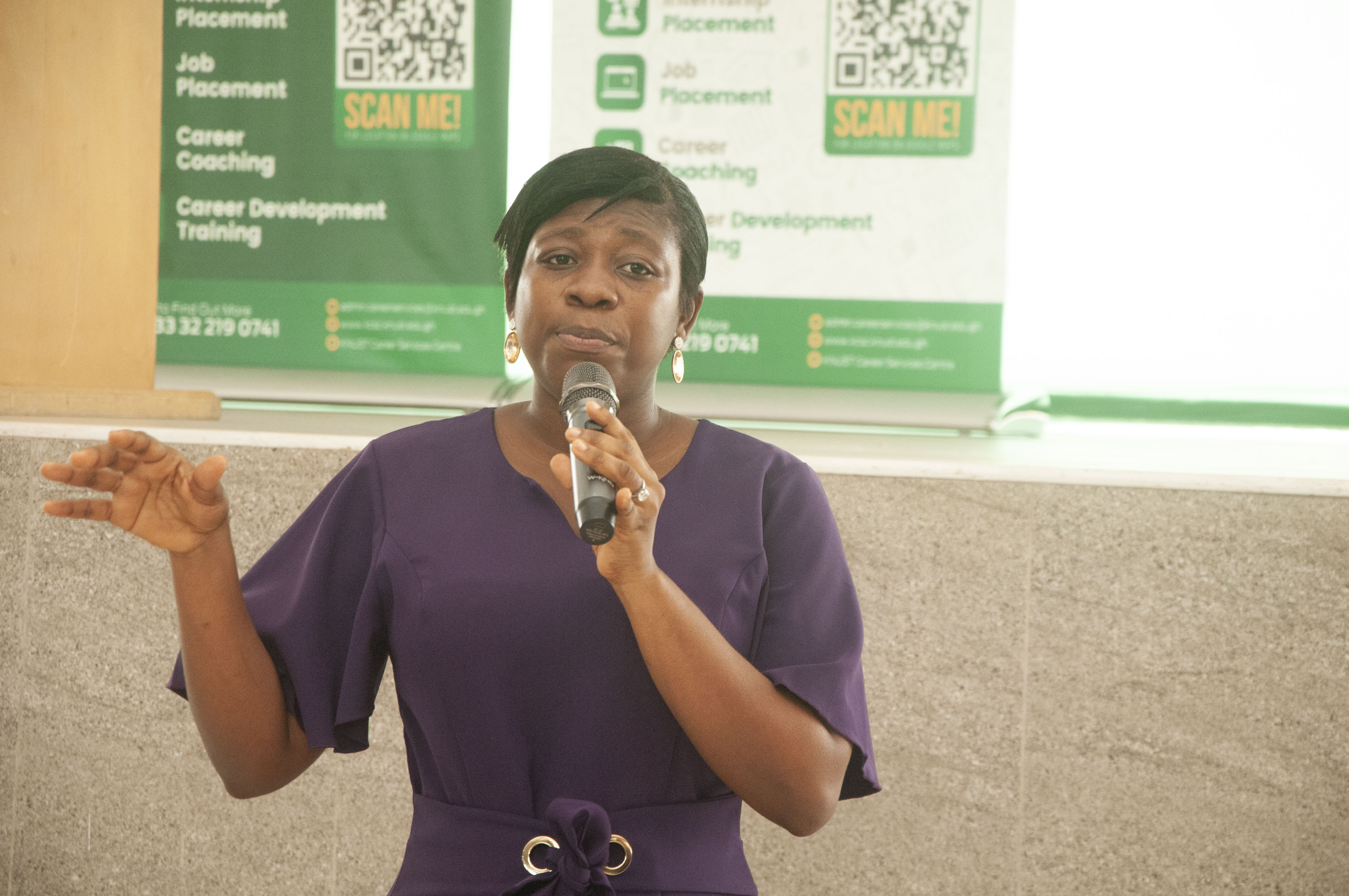 Director of the KNUST Career Services Centre, Mrs Selina Angmor Doe