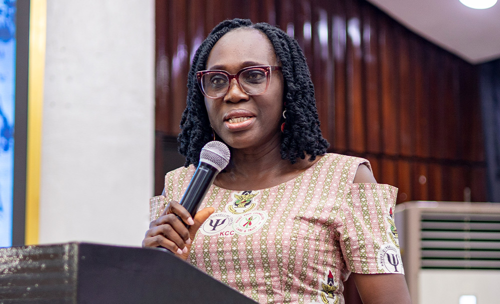 Head of the Counselling Centre, Mrs. Bernice Serwaah Ofosuhene Peasah, Senior Counsellor