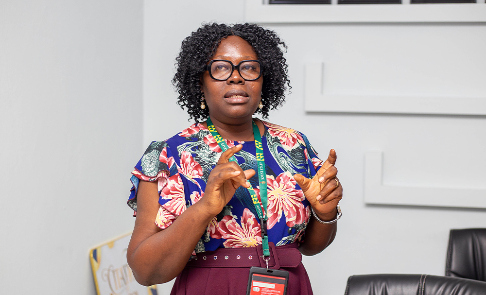 Mrs. Victoria Degraft Agyei, Head of the KNUST Counselling Center