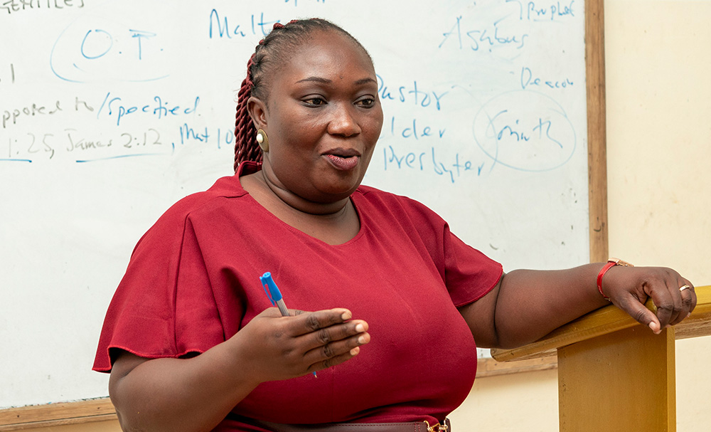Senior Security Officer Ms Joyce Kwarteng