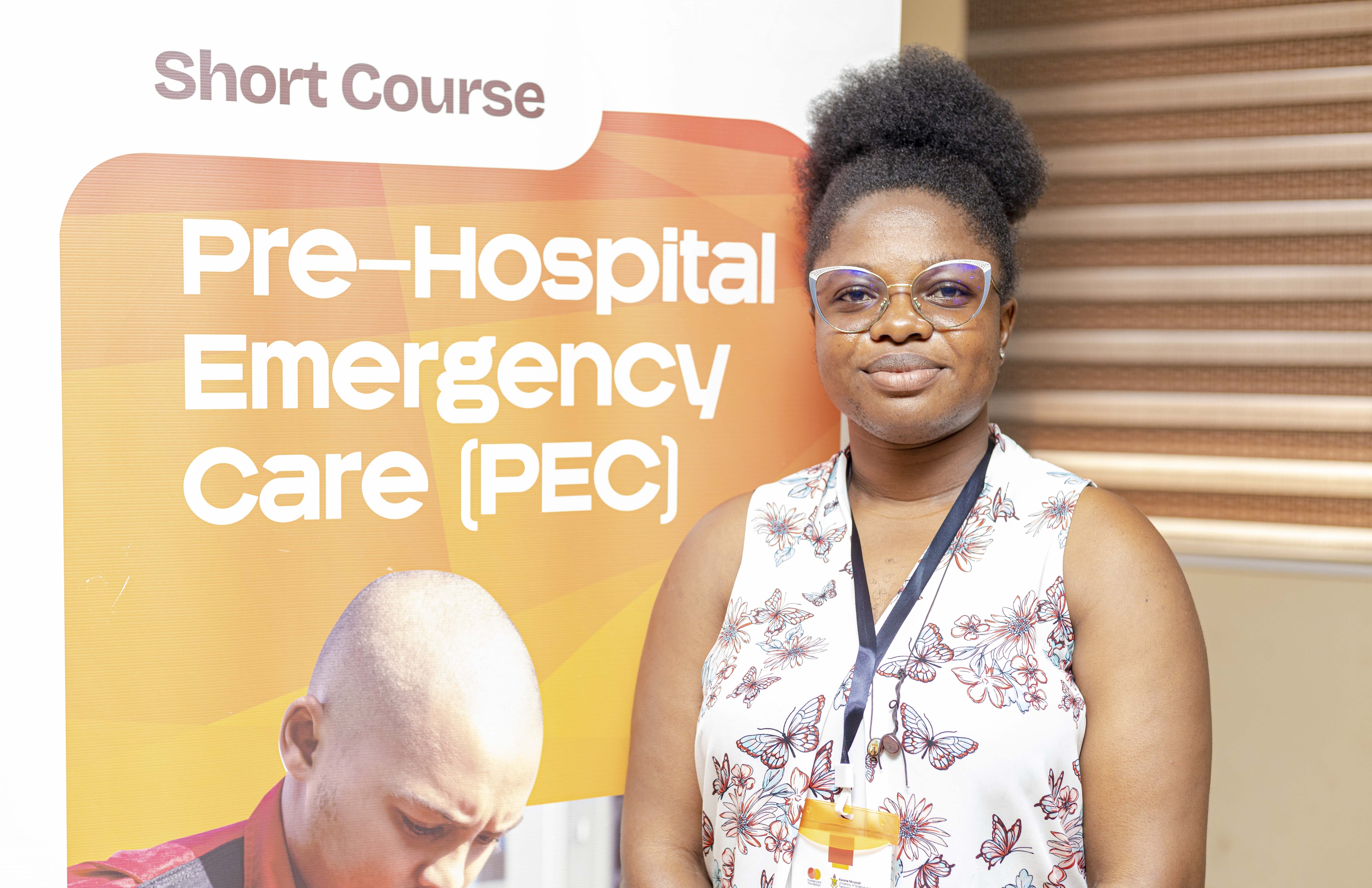 Ms. Georgina Boateng from the Kumasi Centre for Collaborative Research 