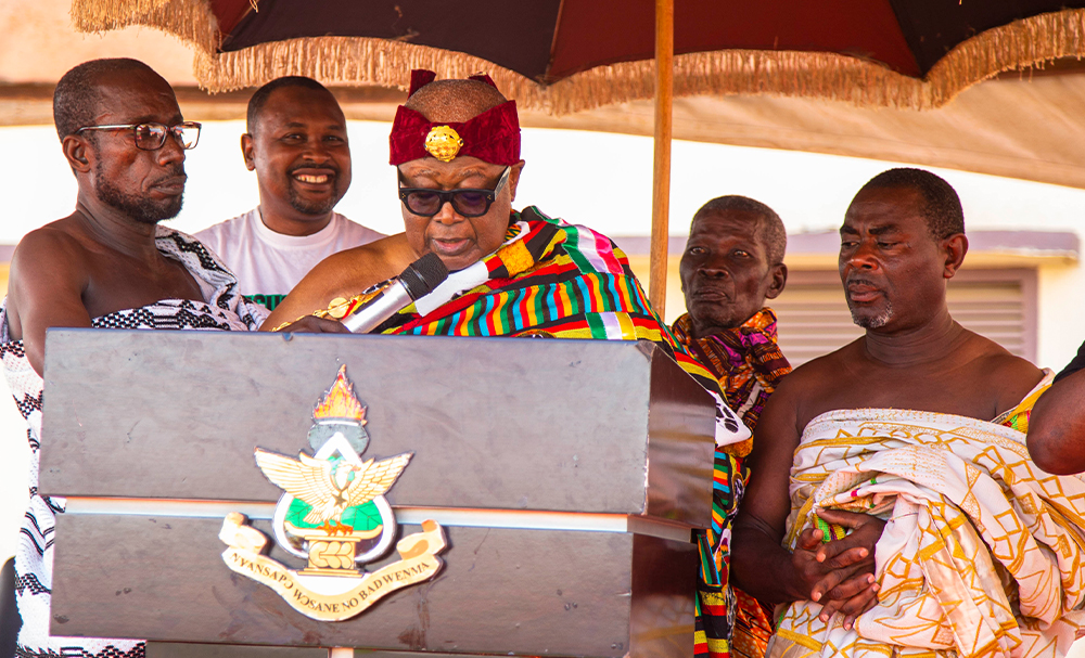 Traditional leader Professor Nana Mensah Bonsu, Asakyihene