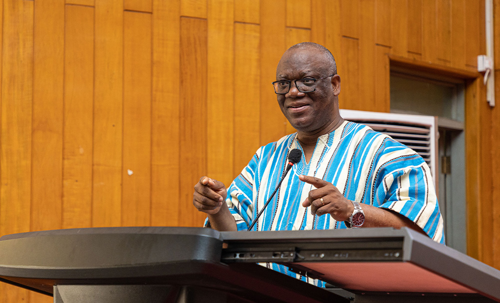 KNUST Focal Lead and Principal Investigator of the Responsible Artificial Intelligence (RAIL) Lab, Professor Jerry John Kponyo