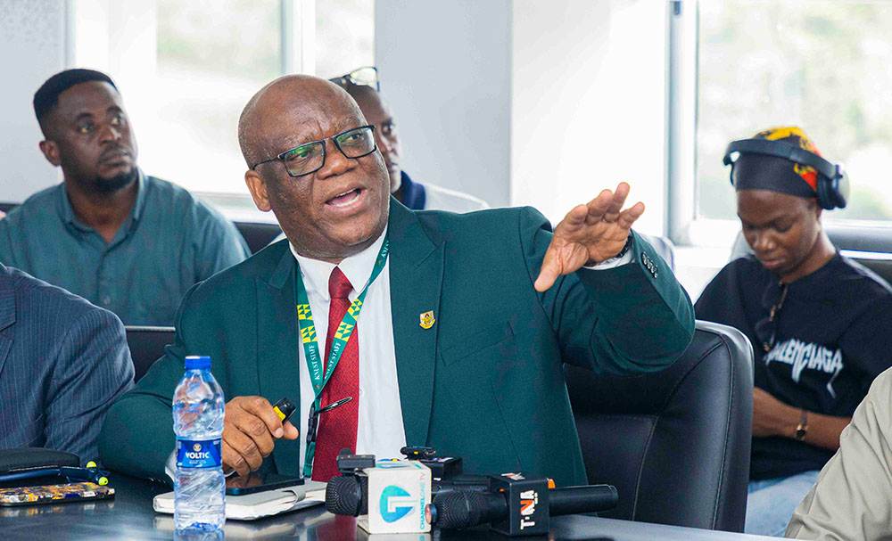 Prof. Jerry John Kponyo, coordinator of the One Million Coders Programme at KNUST