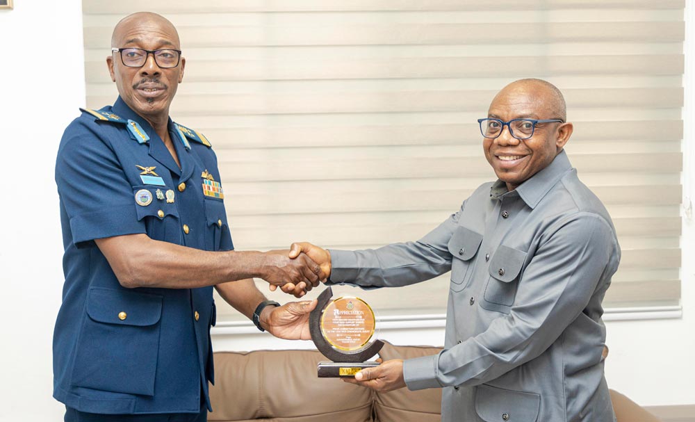 Chief of Staff at the General Headquarters of the Ghana Armed Forces, Air Vice Marshal Joshua Mensah Larkai,