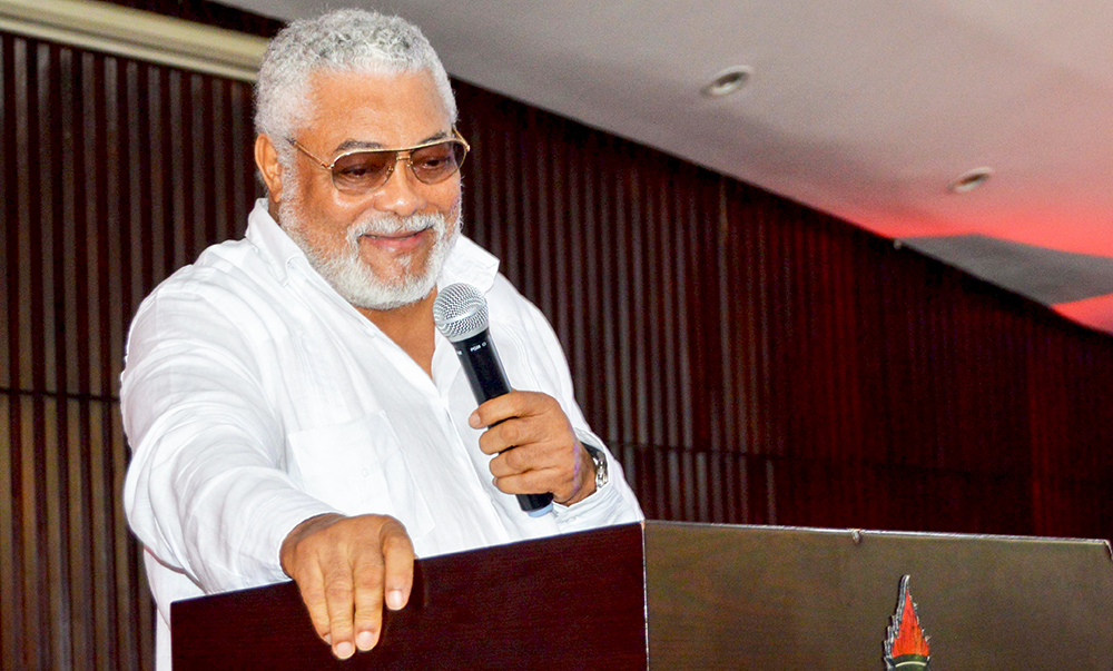 Former President Jerry John Rawlings