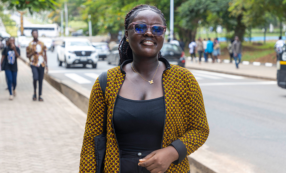 Priscilla Kesse, Sociology student.