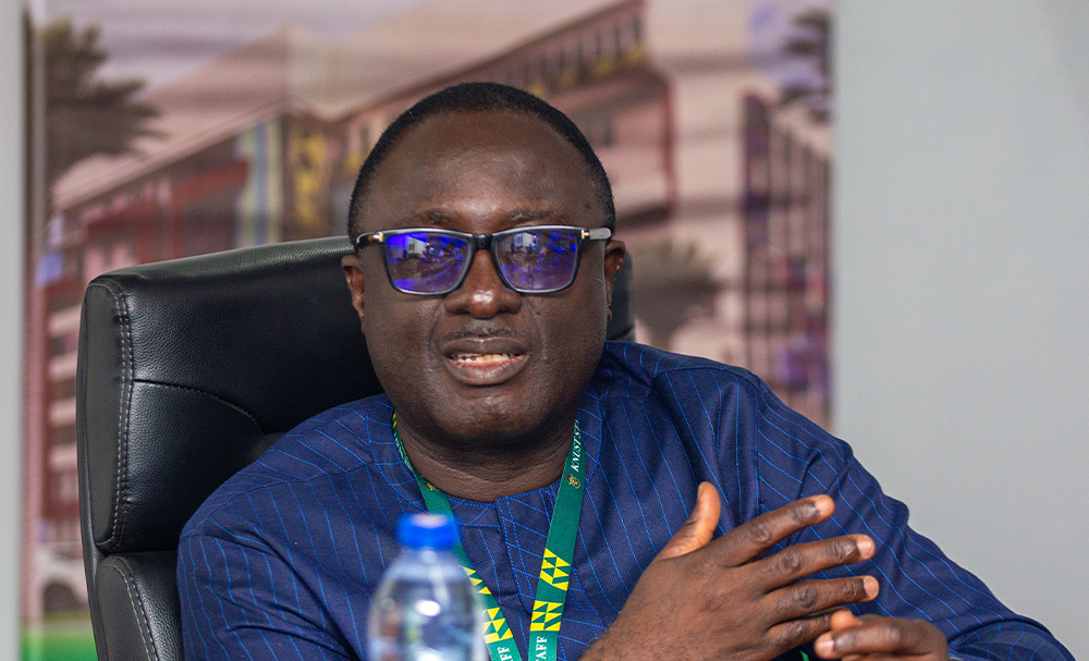 Pro Vice-Chancellor, Professor David Asamoah, on behalf of the Vice-Chancellor, Professor Rita Akosua Dickson,