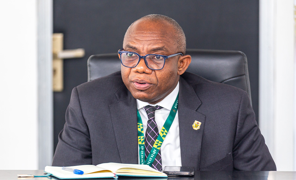 Vice-Chancellor of the Kwame Nkrumah University of Science and Technology, Kumasi (KNUST), Kumasi, Professor Christian Agyare