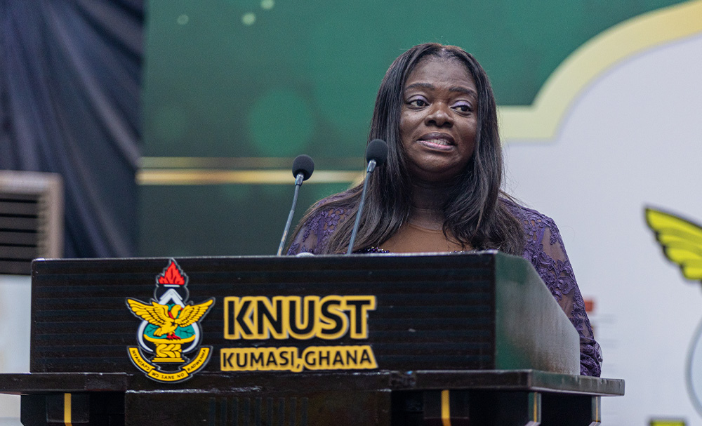 Chairperson of the Research Excellence Awards Committee, Professor Mrs. Cynthia Amaning