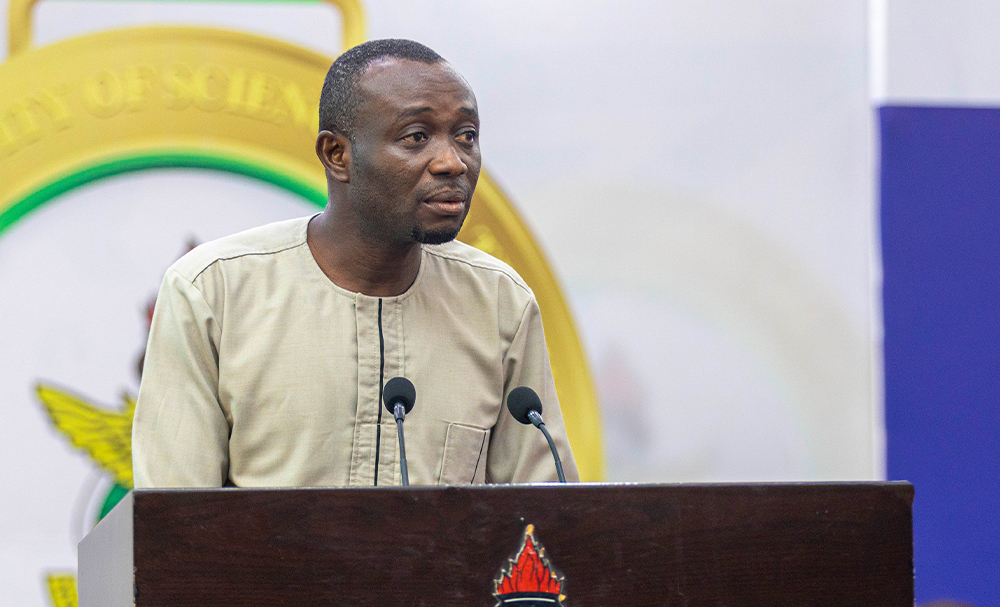 Prof. Emmanuel Kwesi Abu, Associate Professor of Optometry at the University of Cape Coast,