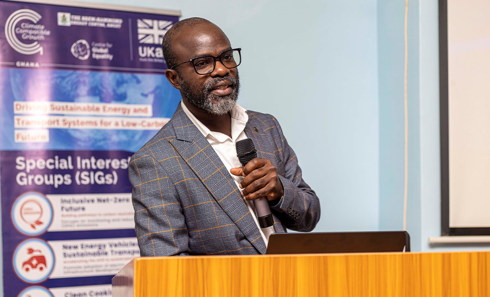 Coordinator of the CCG Ghana Network, Prof. Francis Kemausuor