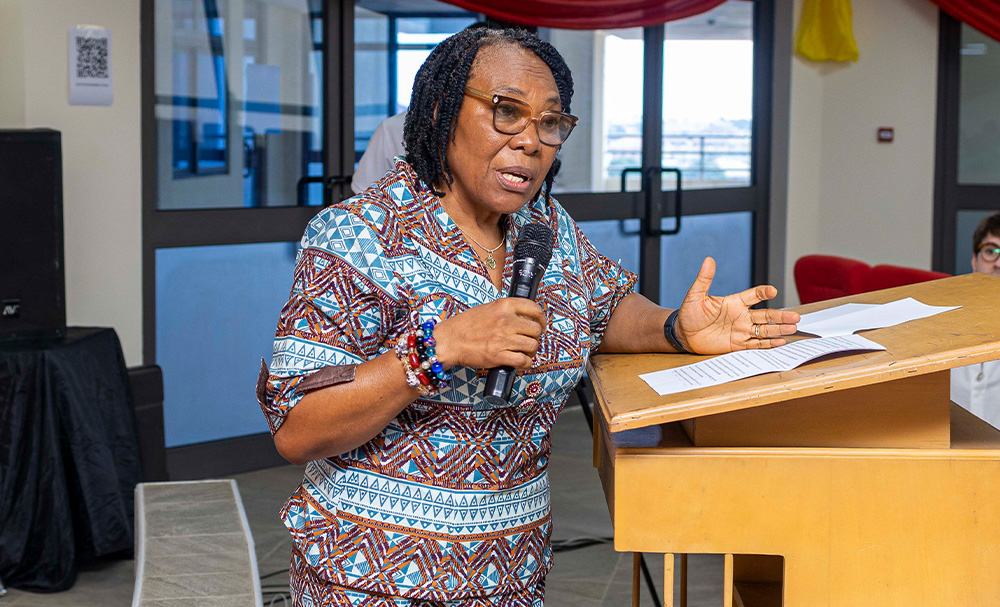 President of WiSTEMGh, Prof. (Mrs.) Ibok Oduro,