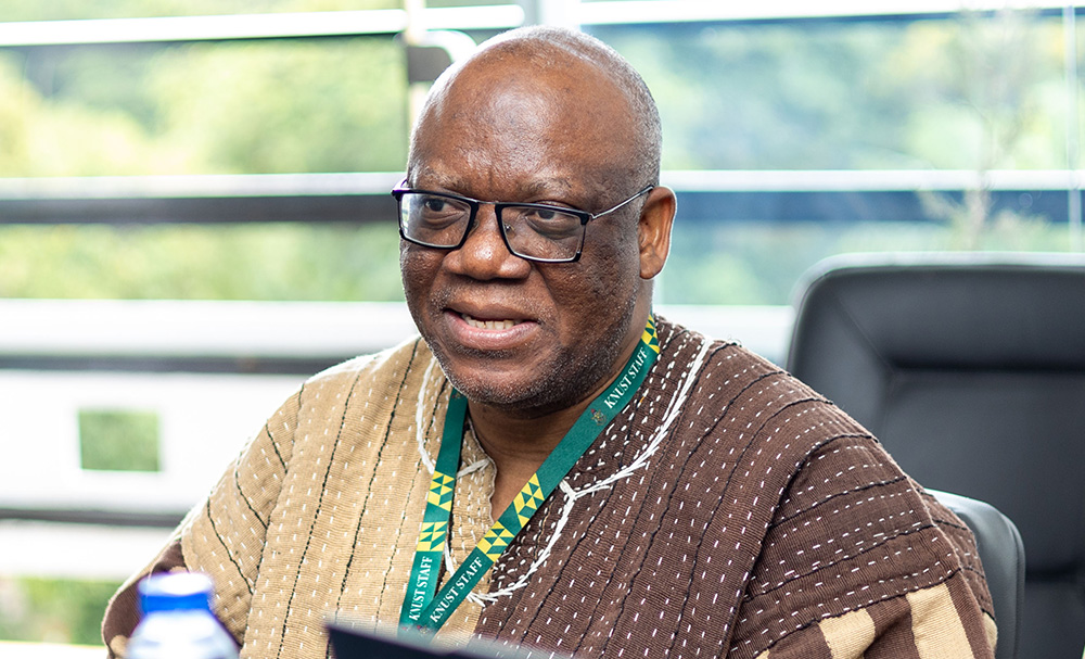 Director of the Office of Grants and Research (OGR) at KNUST, Prof. Jerry John Kponyo