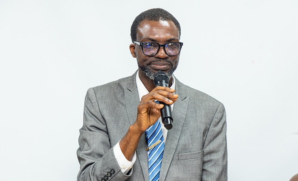 Director of RPI, Deputy Director and Course Director, Prof. Stephen Inkoom,