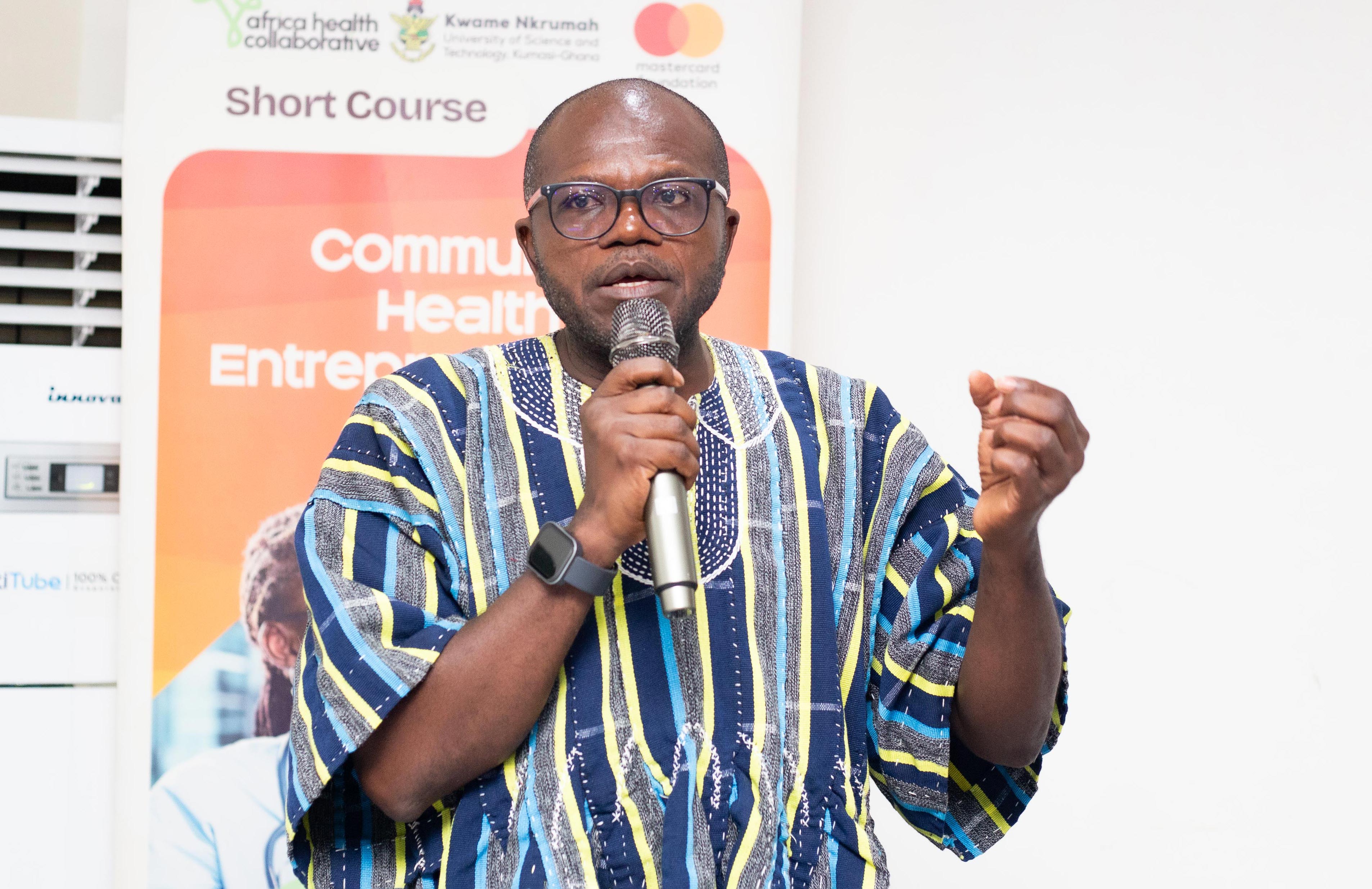 Health Entrepreneurship Pillar Lead of the African Health Collaborative at the Kwame Nkrumah University of Science and Technology, Kumasi (KNUST), Prof. Wilberforce Achiaw Owusu-Ansah,