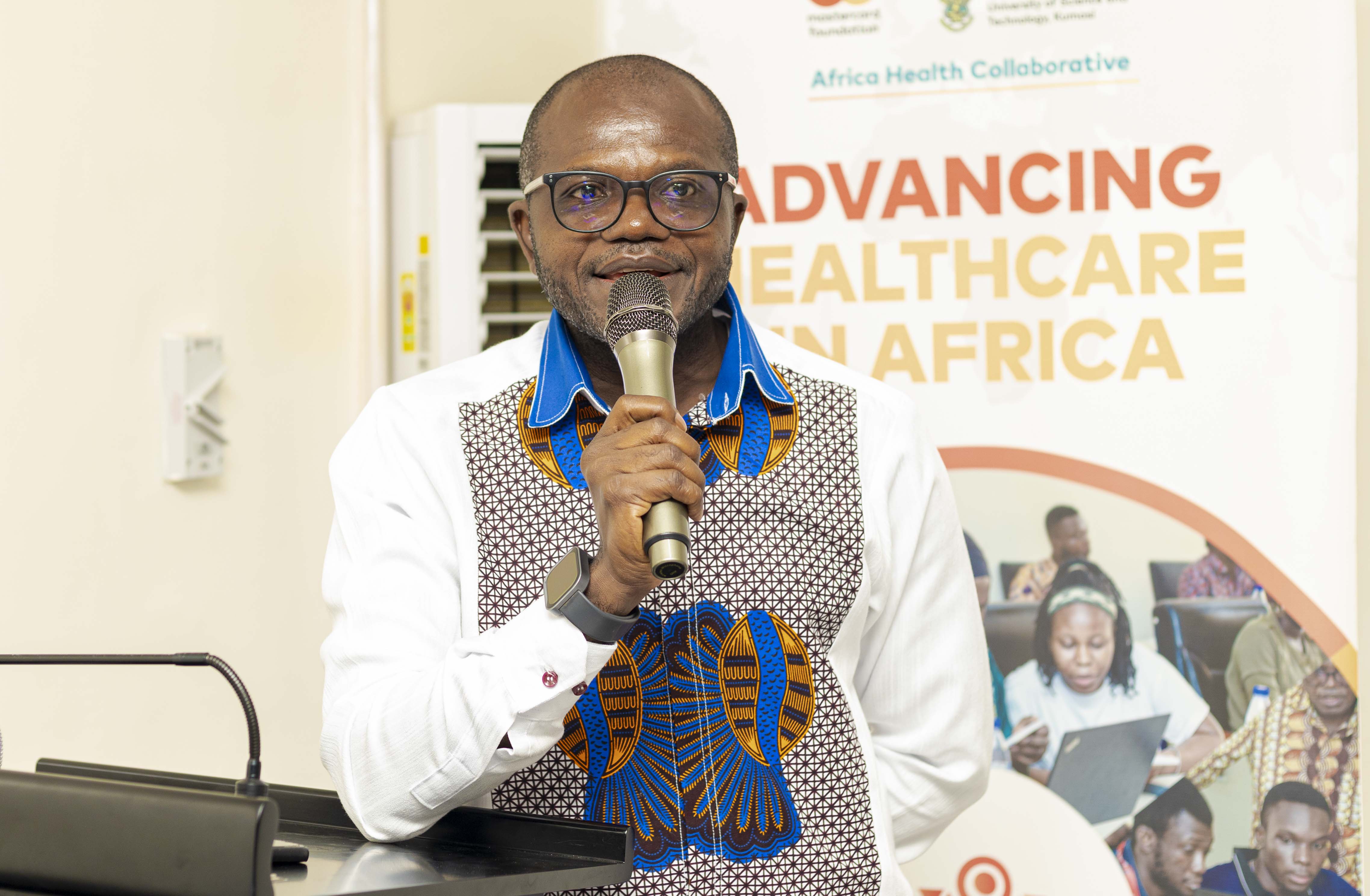 the Health Entrepreneurship Pillar Lead of the Africa Health Collaborative (AHC) at the Kwame Nkrumah University of Science and Technology, Kumasi (KNUST), Prof. Wilberforce Owusu-Ansah