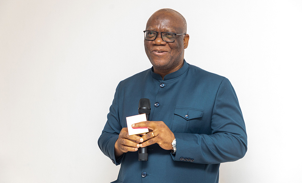 Director of the Office of Grants and Research, Professor Jerry John Kponyo