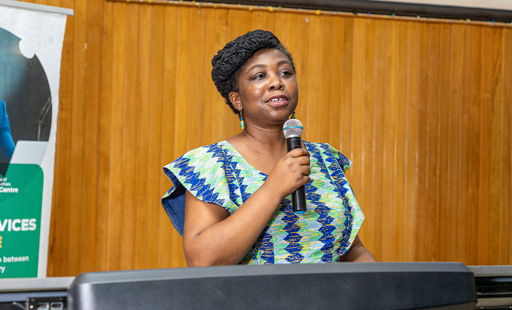 Director of Student Affairs, Prof. Marian Asantewah Nkansah.