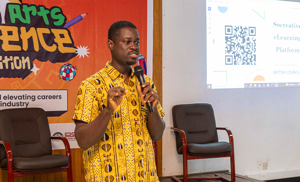 Project Manager for Arts and Culture at the British Council, Andrew Entsua-Mensah