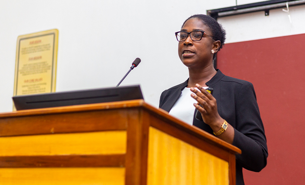 Dr. (Mrs.) Doreen Adoma Adjei, from the Faculty of Law