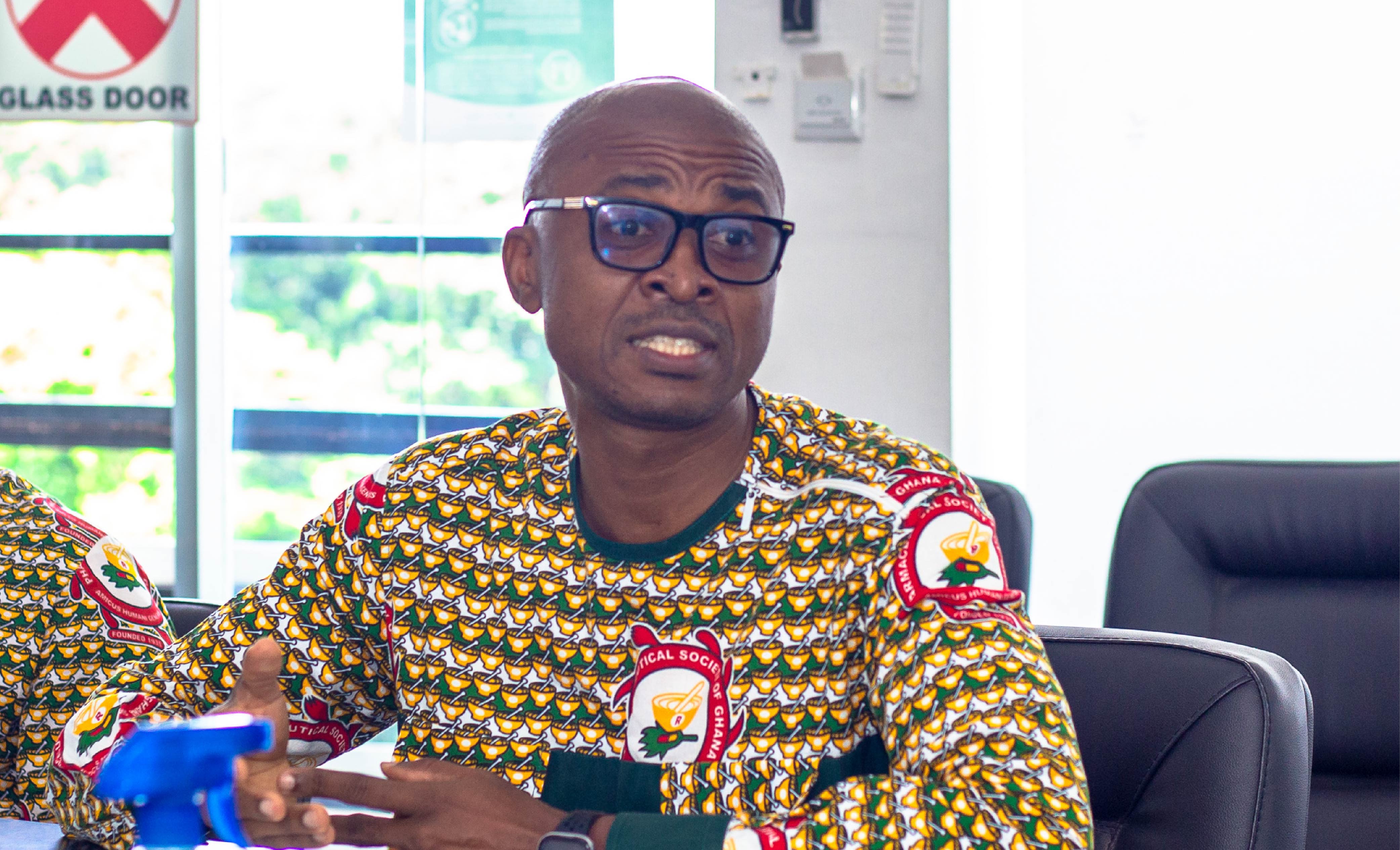 President of the Pharmaceutical Society of Ghana (PSGH), Dr. Paul Owusu Donkor