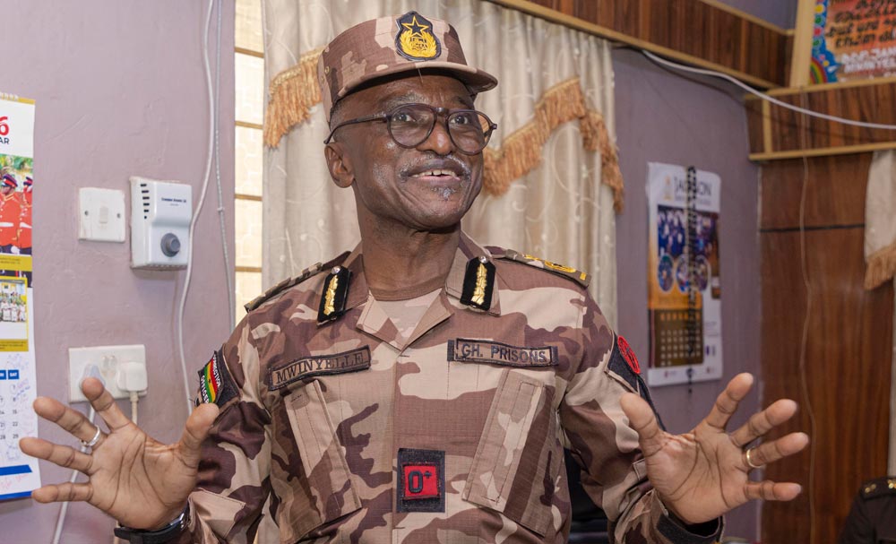 Ashanti Regional Commander of the Ghana Prisons Service, Deputy Director of Prisons (DDP) James B. Mwinyelle