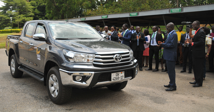 Toyota Hilux pick-up vehicle