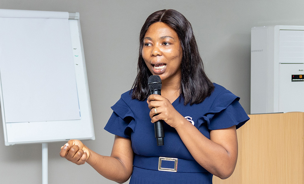 Project Manager Dr. Charlotte Adjanor-Doku 