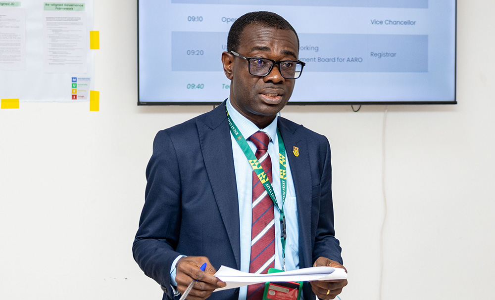 Registrar Mr. Benjamin Boampong Owusu