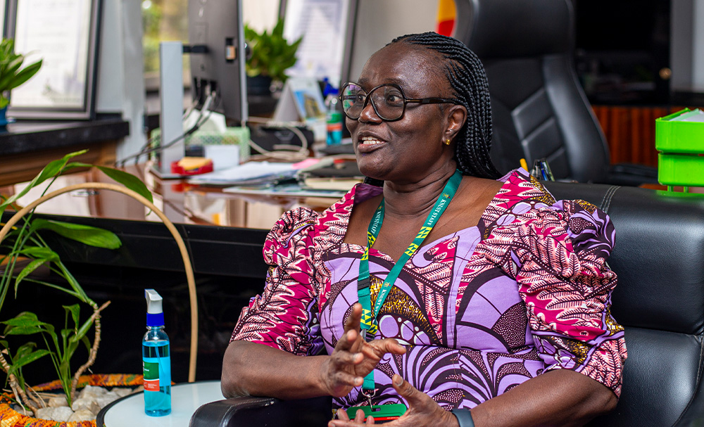 Vice-Chancellor Professor (Mrs.) Rita Akosua Dickson.