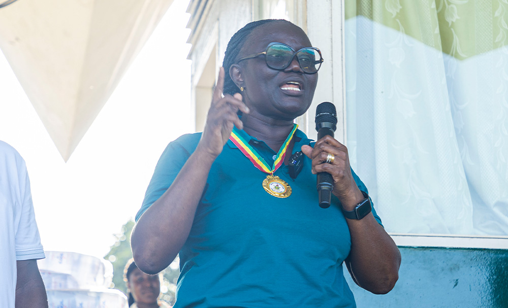 Vice-Chancellor, Prof. Mrs. Rita Akosua Dickson,