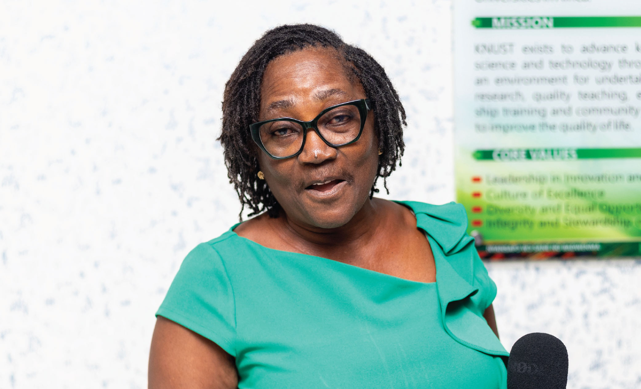 Representing the Board of Trustees, Mrs. Irene Schandorf 