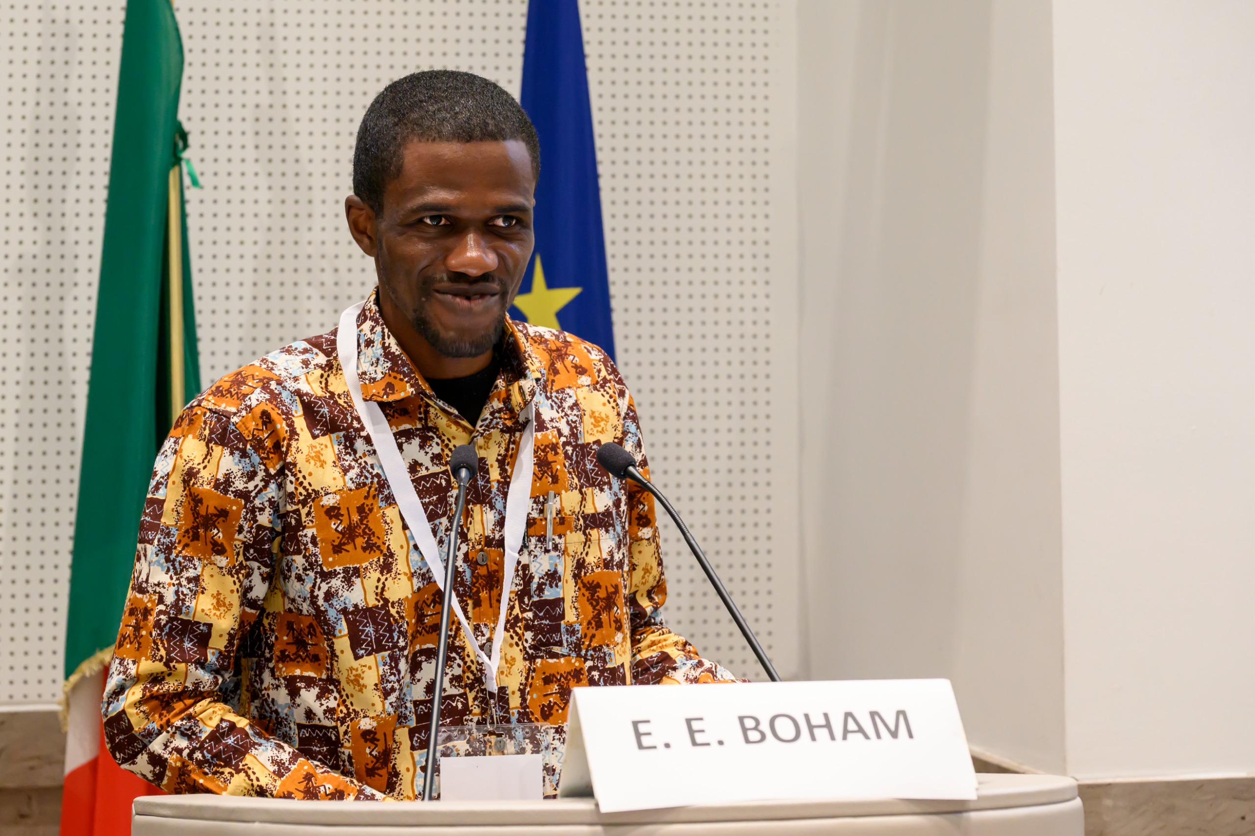 KNUST PhD student, Eric Ebenezer Boham.