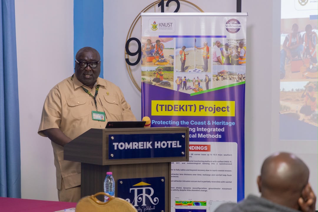 Professor Francis Kofi Ampong, Head of the Department of Physics,