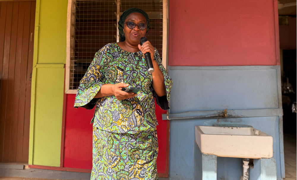 Mrs. Hannah Adzraku from the Department of Horticulture