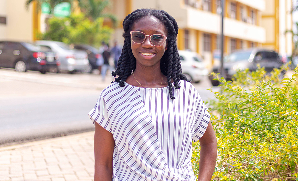 Sylivia, a Teaching Assistant in the Physics Department