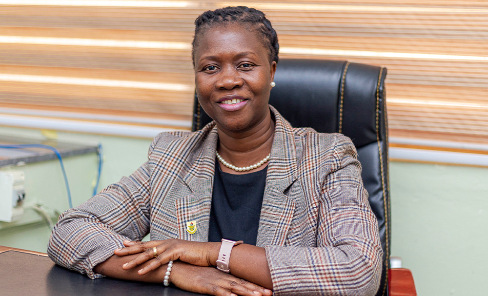Professor Mrs. Mercy Badu, Associate Professor in the Department of Chemistry and General Secretary of WiSTEM GH KNUST.