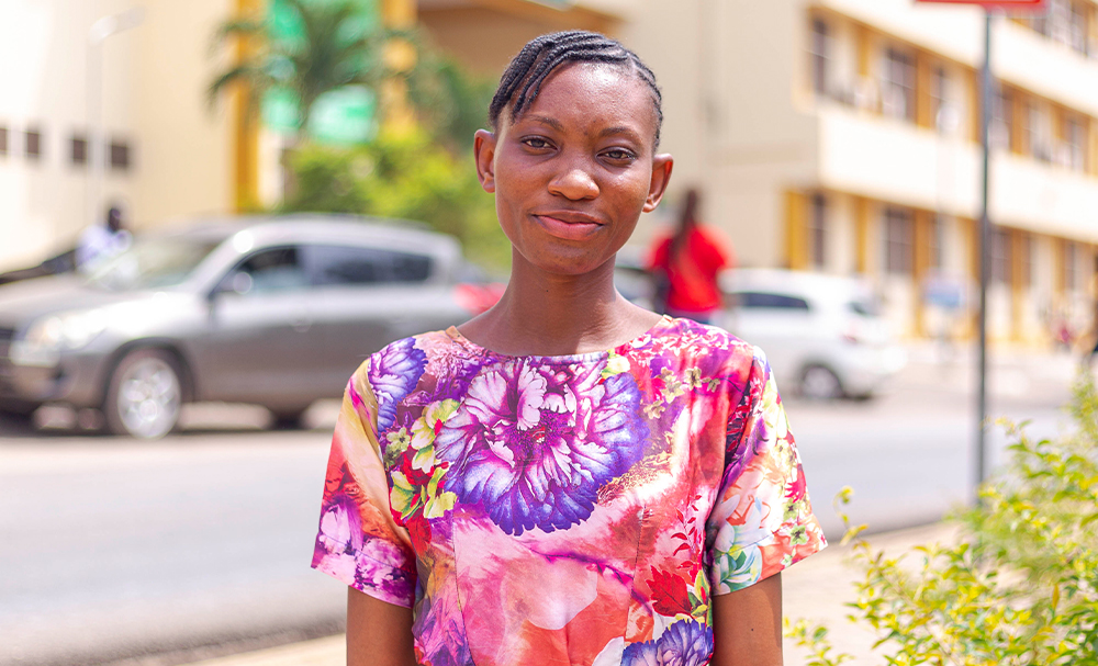 Grace, now pursuing a BSc in Agricultural Biotechnology