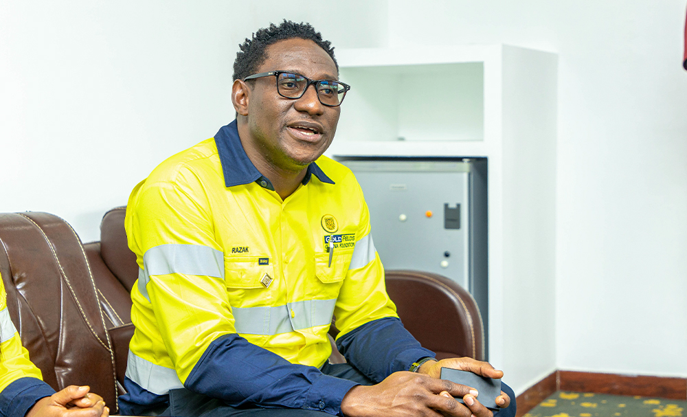 Mr. Abdel-Razak Yakubu, Executive Secretary of Gold Field Ghana Foundation.
