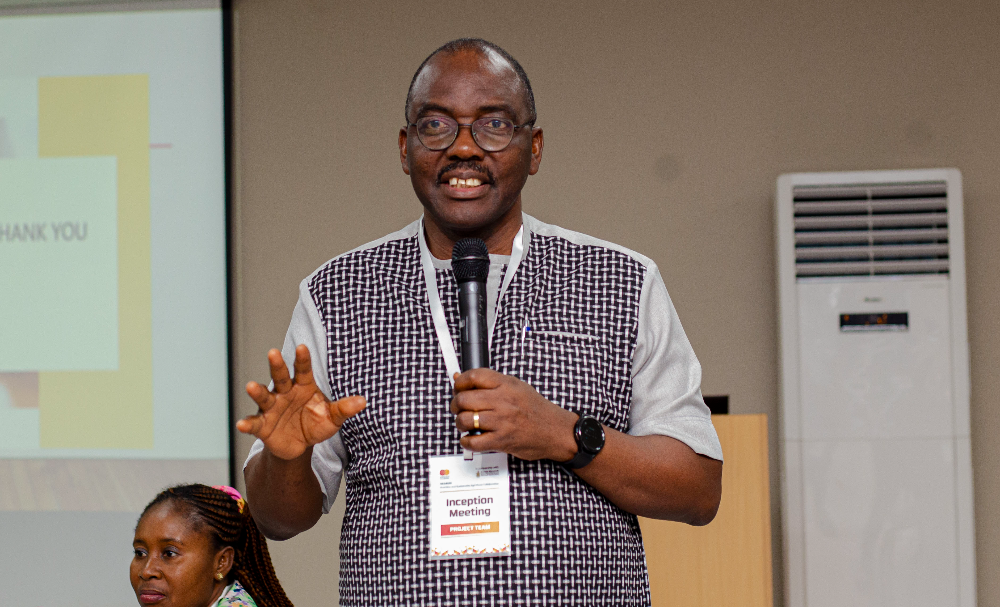 Professor William Otoo Ellis, the project’s Principal Investigator,